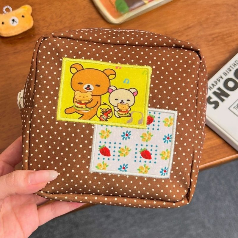 Kawaii Rilakkuma Brown Polka D – Travel Accessories And Bags recenzja i cena