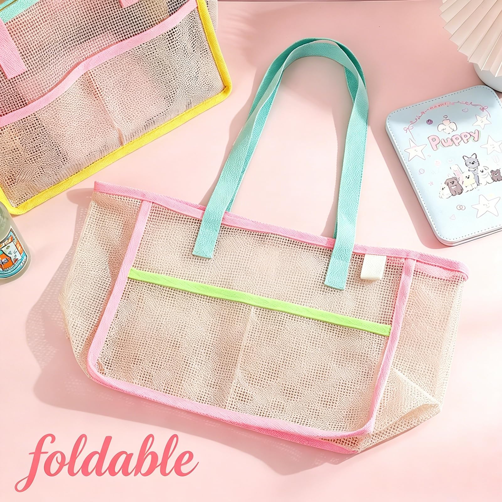 Beach Bags for Women Colorful  – Travel Accessories And Bags recenzja i cena