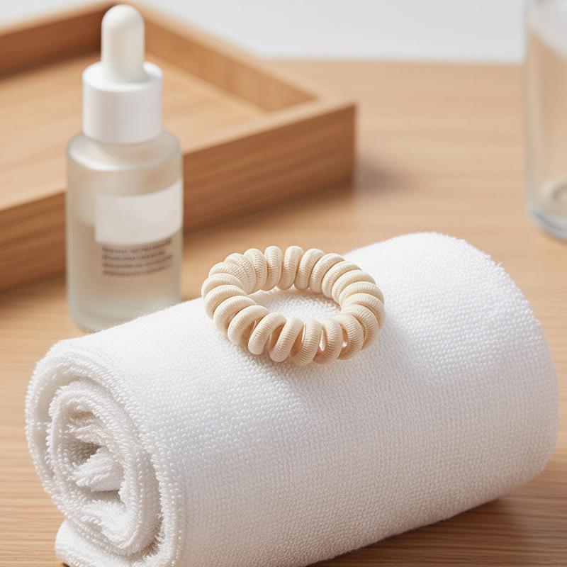 Spiral Coil Hair Ties No Damag – Travel Accessories Useful recenzja i cena
