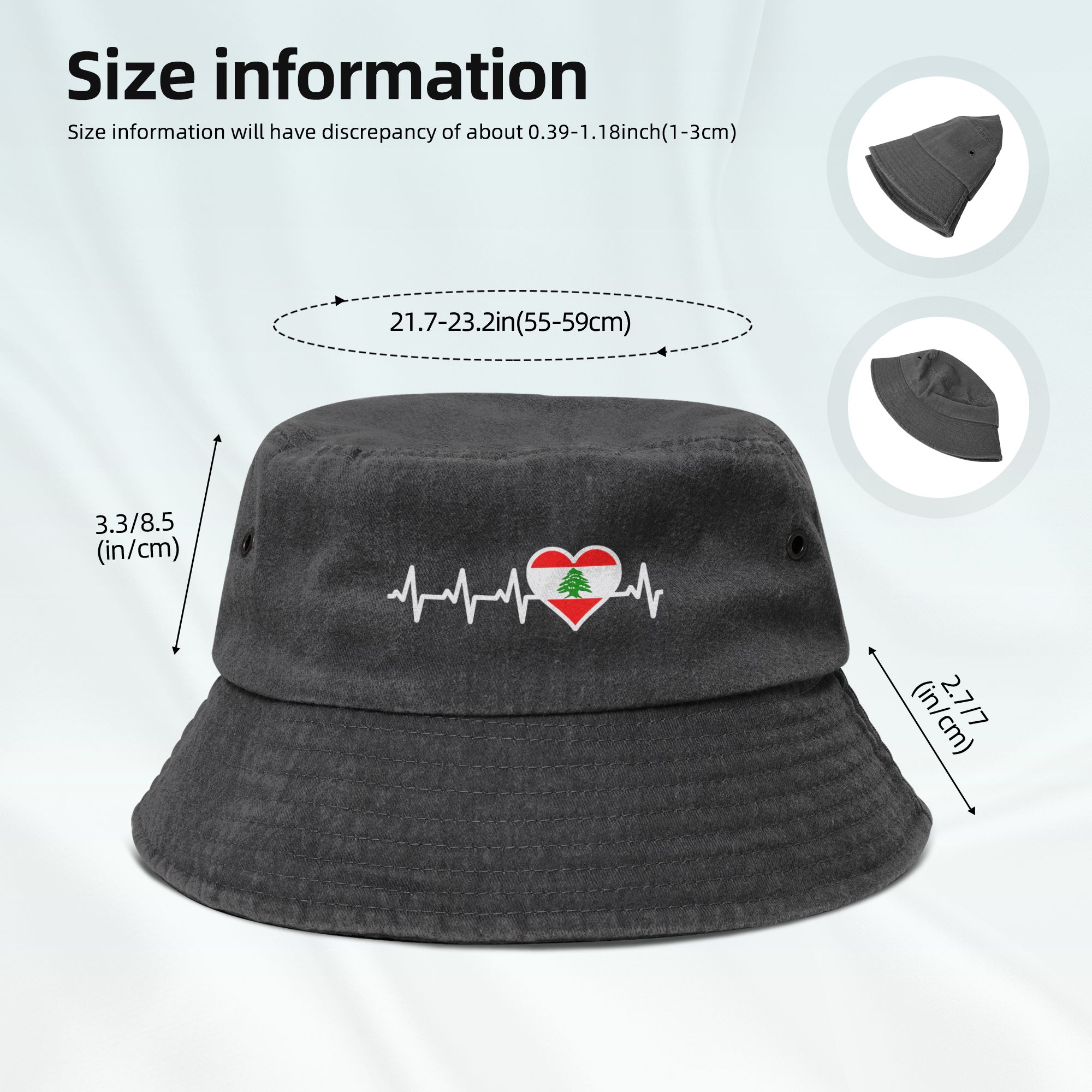 Lebanon Flag Heart Men Women B – Travel Accessories Lebanon recenzja i cena