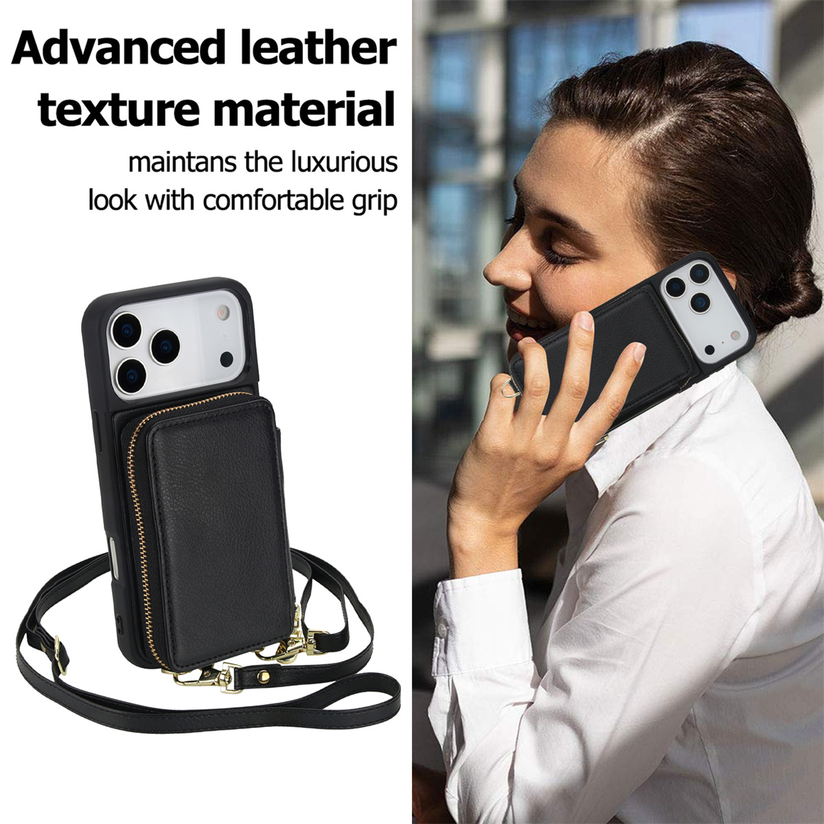Crossbody Zipper Purse Card Ho – Passport Holder Rfid recenzja i cena