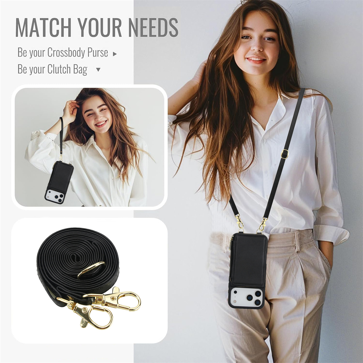 Crossbody Zipper Purse Card Ho – Passport Holder Rfid recenzja i cena