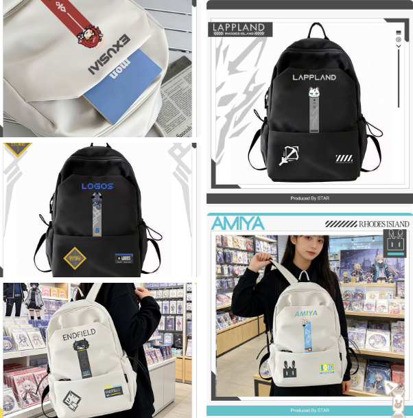 Game Arknights Cartoon Backpac – Travel Accessories Present recenzja i cena