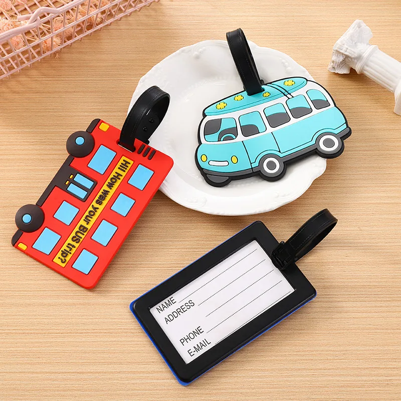 Cute Cartoon Cars PVC Silicone – Travel Accessories Unique recenzja i cena