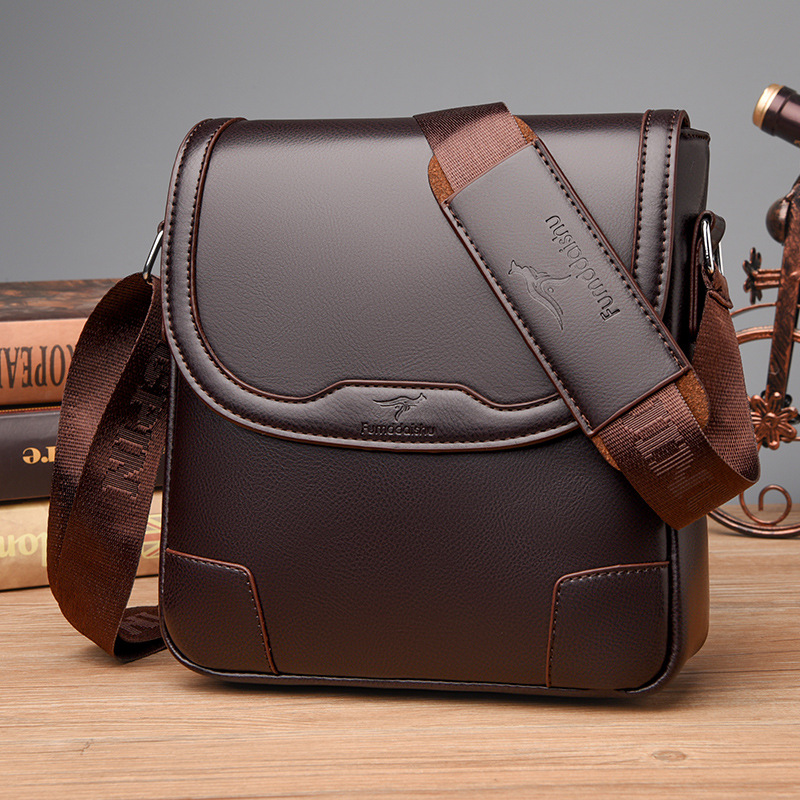 Luxury Brand Men Leather Shoul – Travel Accessories Luxury recenzja i cena