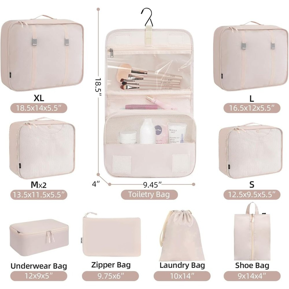 Set/8 Set/10 Set Packing Cubes – Travel Accessories Packing Cubes recenzja i cena