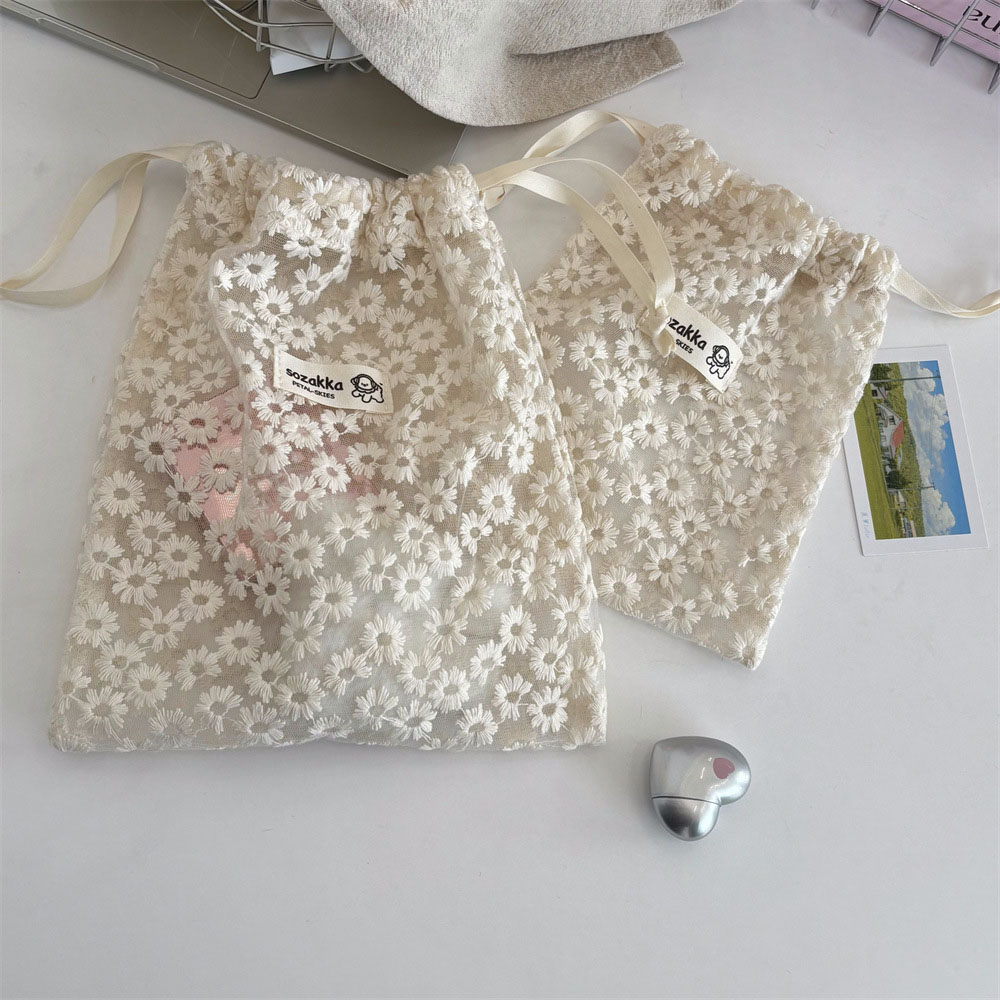 Lace Embroidered Daisy Mesh Dr – Travel Accessories And Bags recenzja i cena