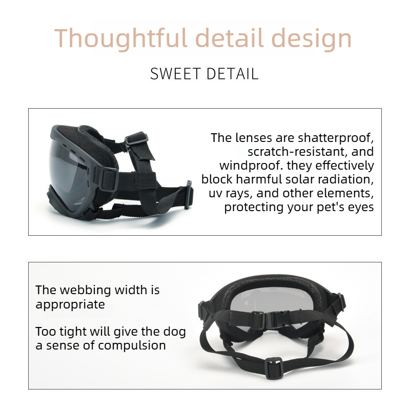 Pet Goggles Wind Sand UV Prote – Travel Accessories Gift Ideas recenzja i cena