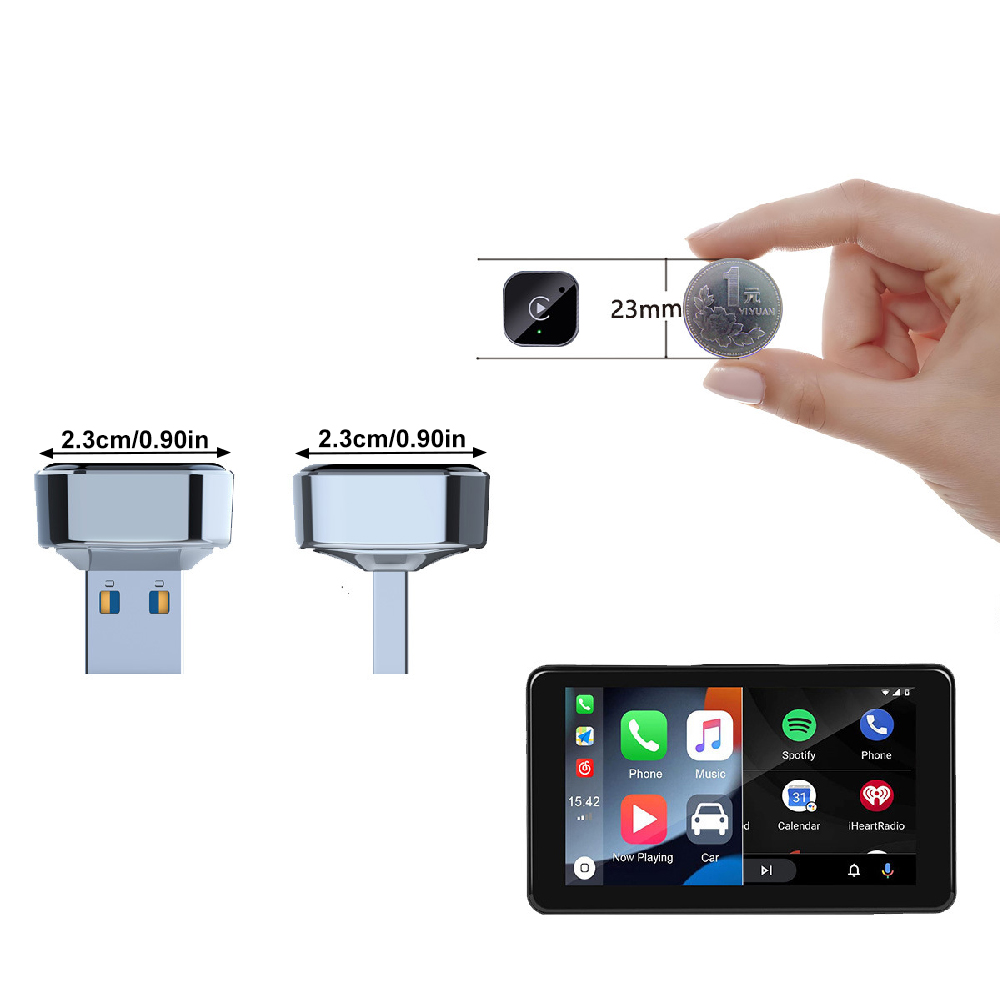 2-in-1 Wireless CarPlay & Andr – Travel Plug Type C recenzja i cena
