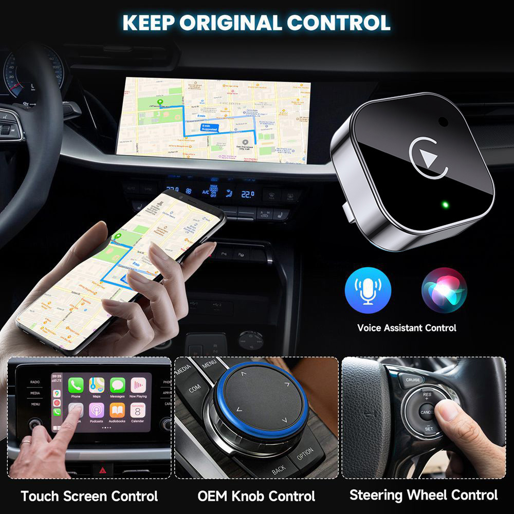 2-in-1 Wireless CarPlay & Andr – Travel Plug Type C recenzja i cena