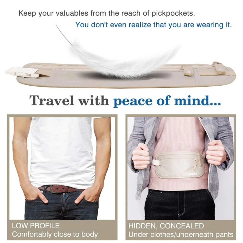 Invisible Travel Waist Packs P – Passport Holder Rfid recenzja i cena