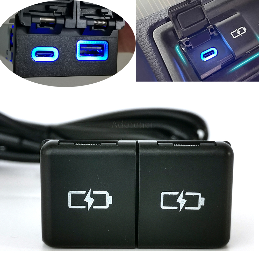 Car Dual Charger For Toyota Ca – Travel Plug Type C recenzja i cena