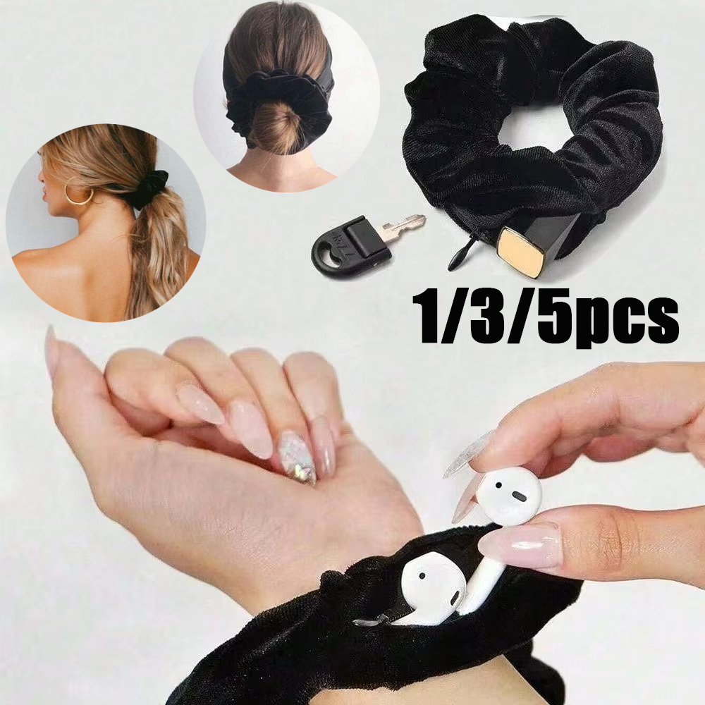 Black Velvet Zipper Pocket Scr – Travel Accessories Useful recenzja i cena