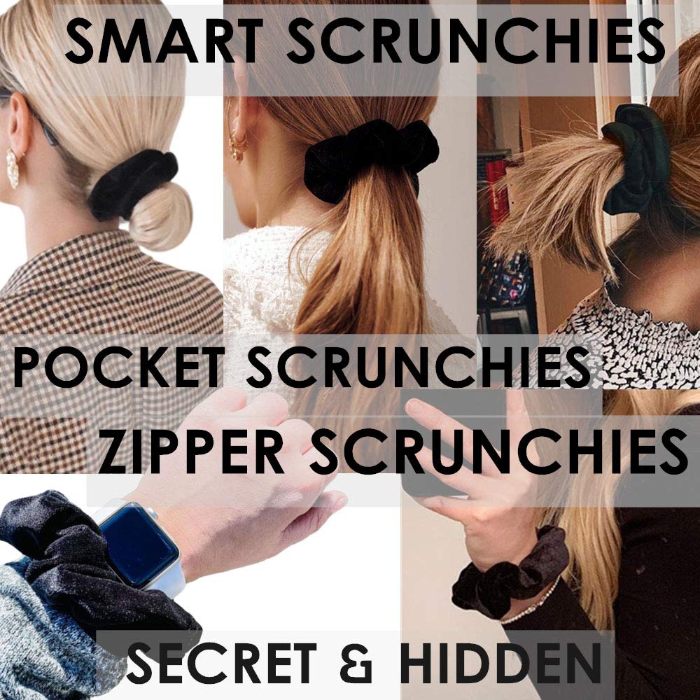 Black Velvet Zipper Pocket Scr – Travel Accessories Useful recenzja i cena