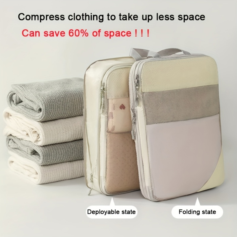 5PCS Compression Packing Cubes – Travel Accessories Packing Cubes recenzja i cena