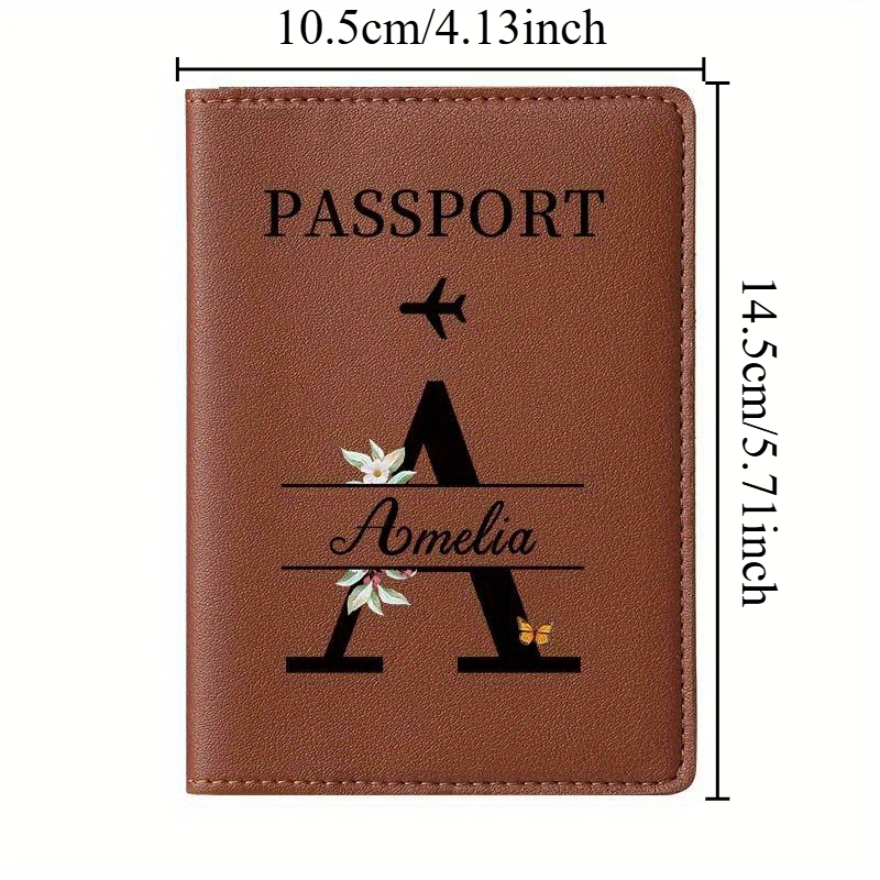 Personalized Brown Passport Ho – Travel Accessories Present recenzja i cena