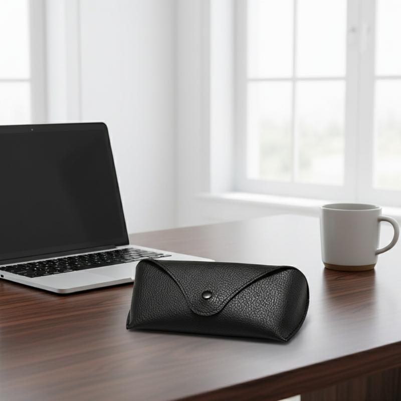 PU Leather Sunglasses Case Com – Travel Accessories Pouch For Men recenzja i cena