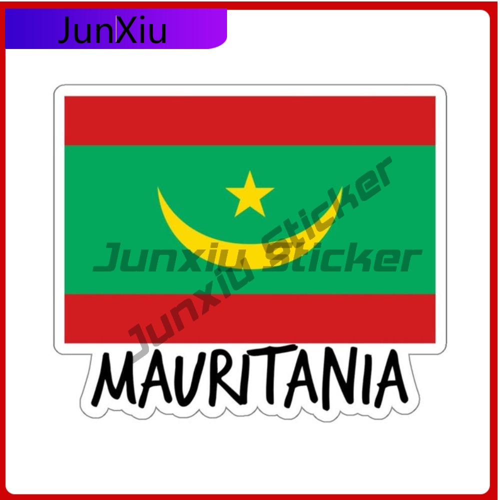 Mauritania Flag Travel Sticker – Travel Accessories Car recenzja i cena