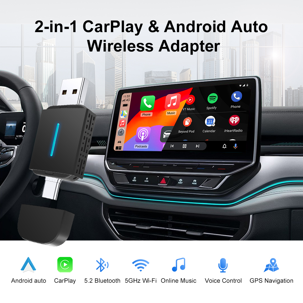 Android Auto Wireless Carplay  – Travel Plug Type C recenzja i cena