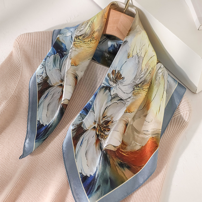 100% Real Silk Scarf Gorgeous  – Travel Accessories Present recenzja i cena