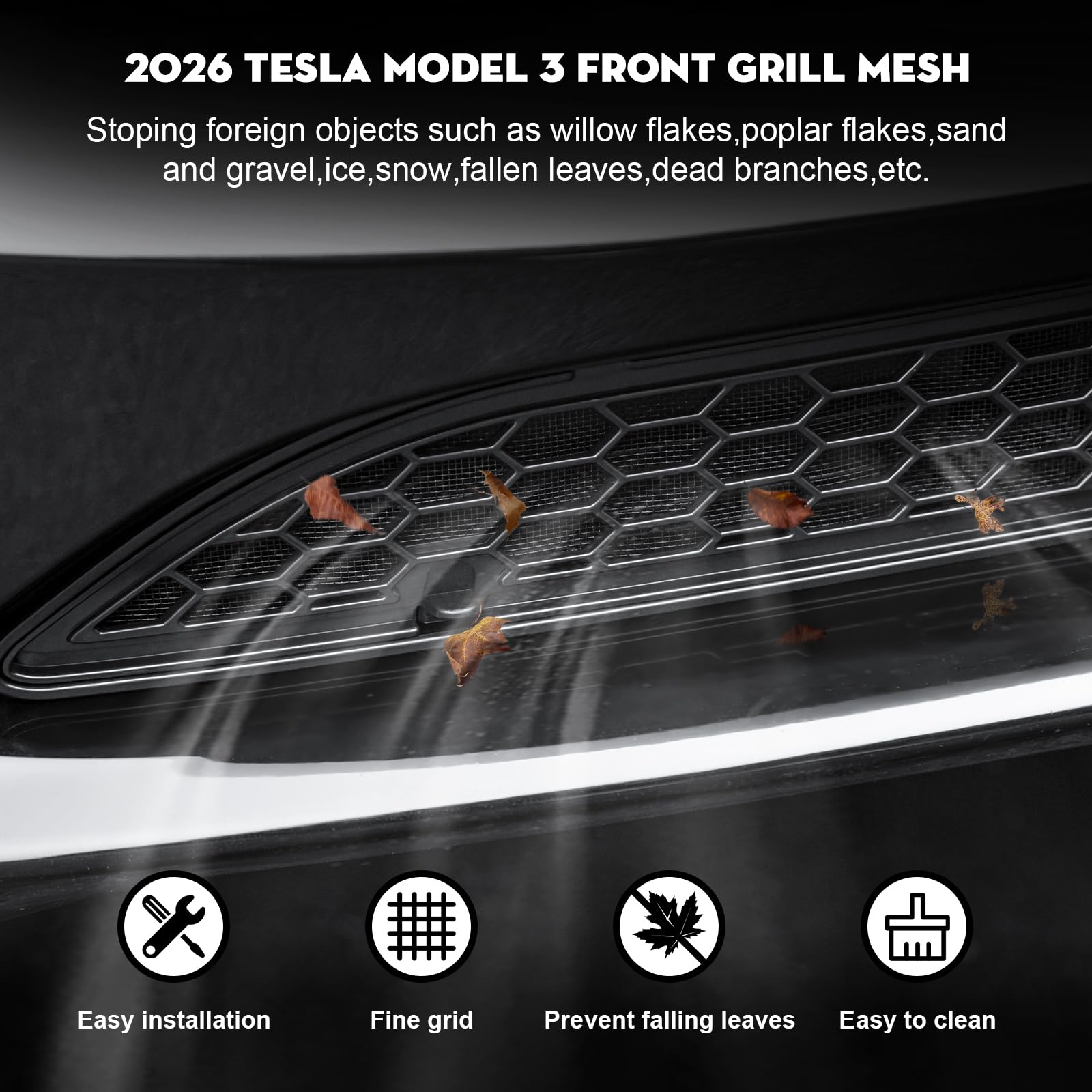 For Tesla Model 3 2026 Front G – Travel Accessories Car recenzja i cena