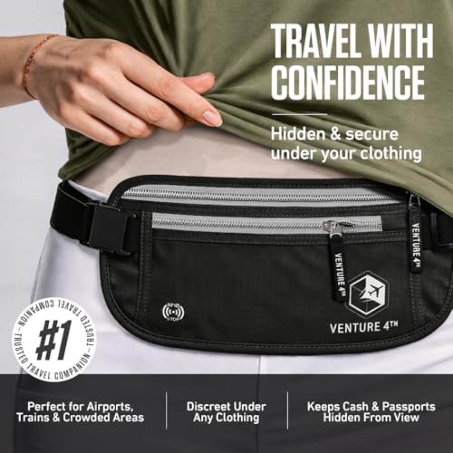 Money Belt for Travel Slim Hid – Passport Holder Rfid recenzja i cena